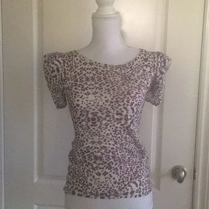 ZARA Animal Print Top